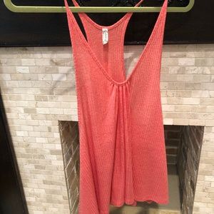 Free People Intimately Coral Tank Top